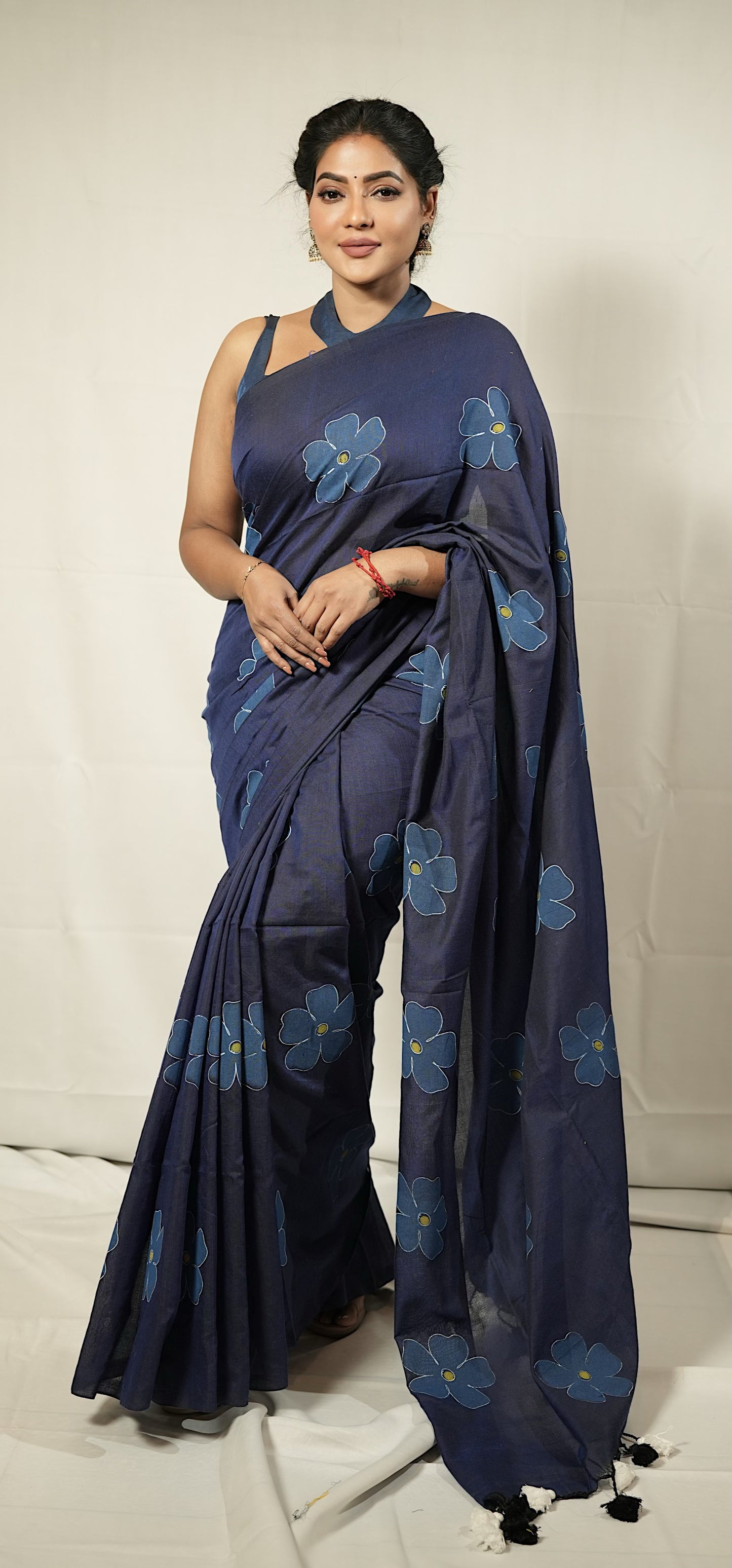 Khadi Cotton floral pattern