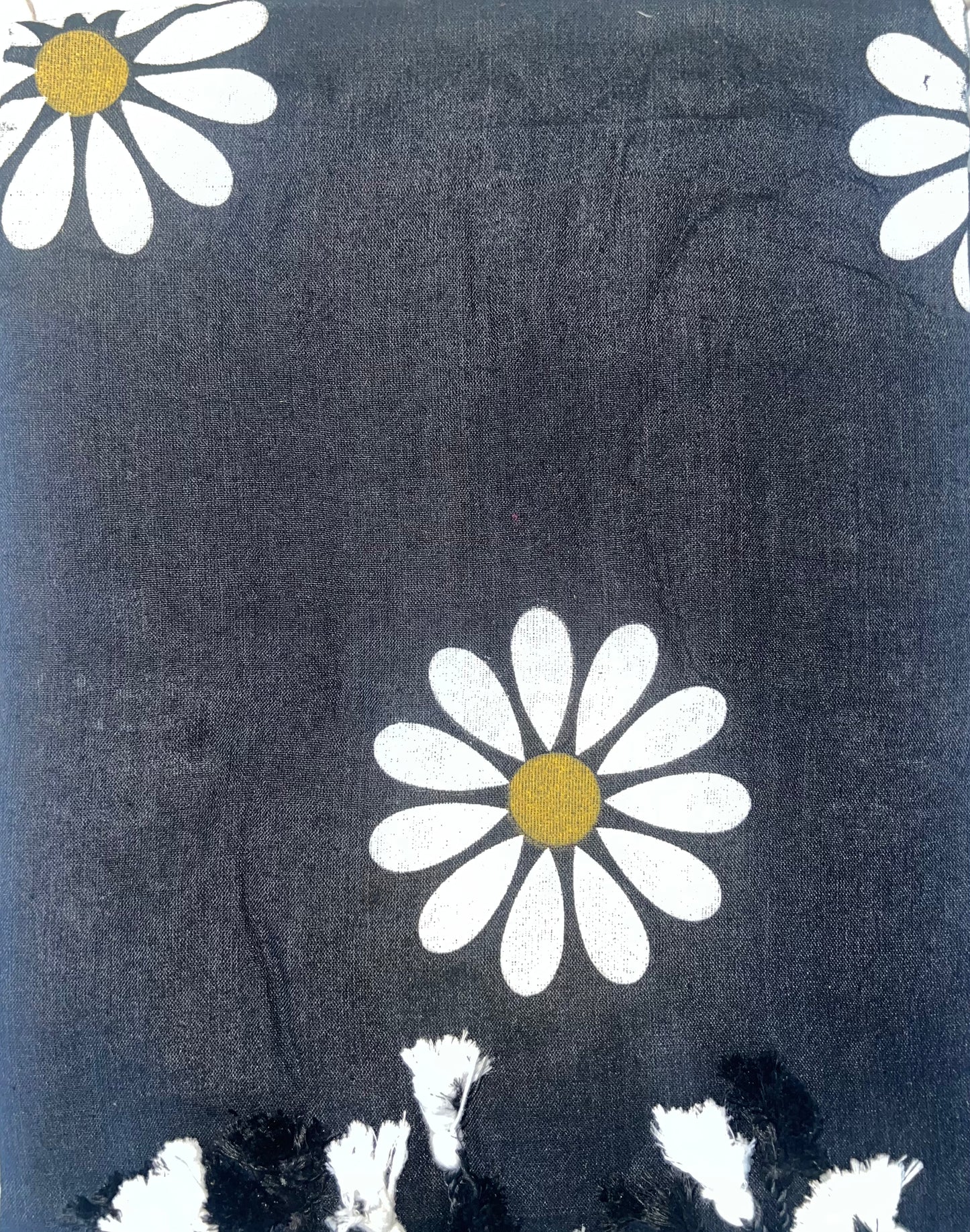 Khadi Cotton Hand Painted Sunflower