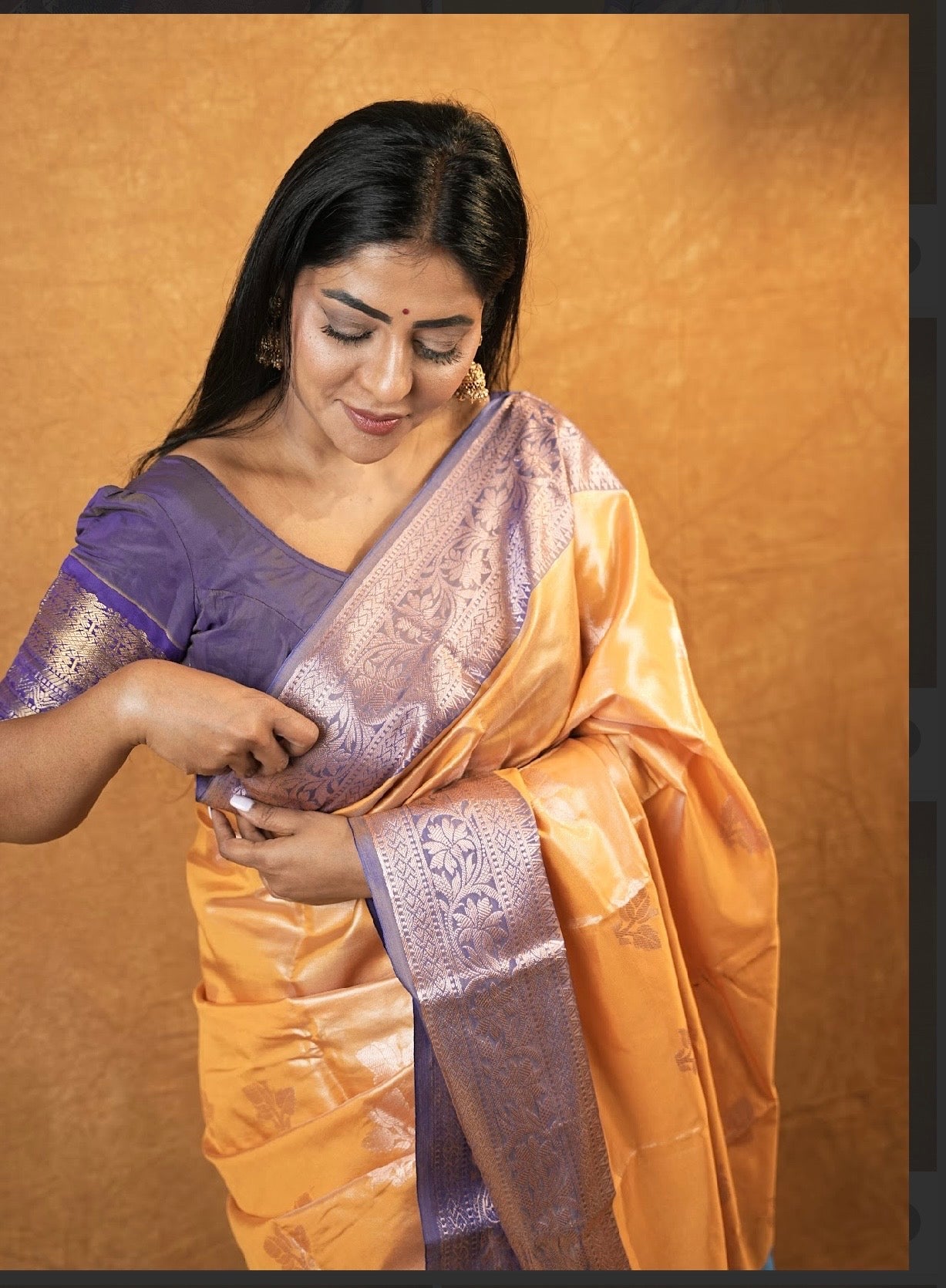 Gadwal collection yellow and blue