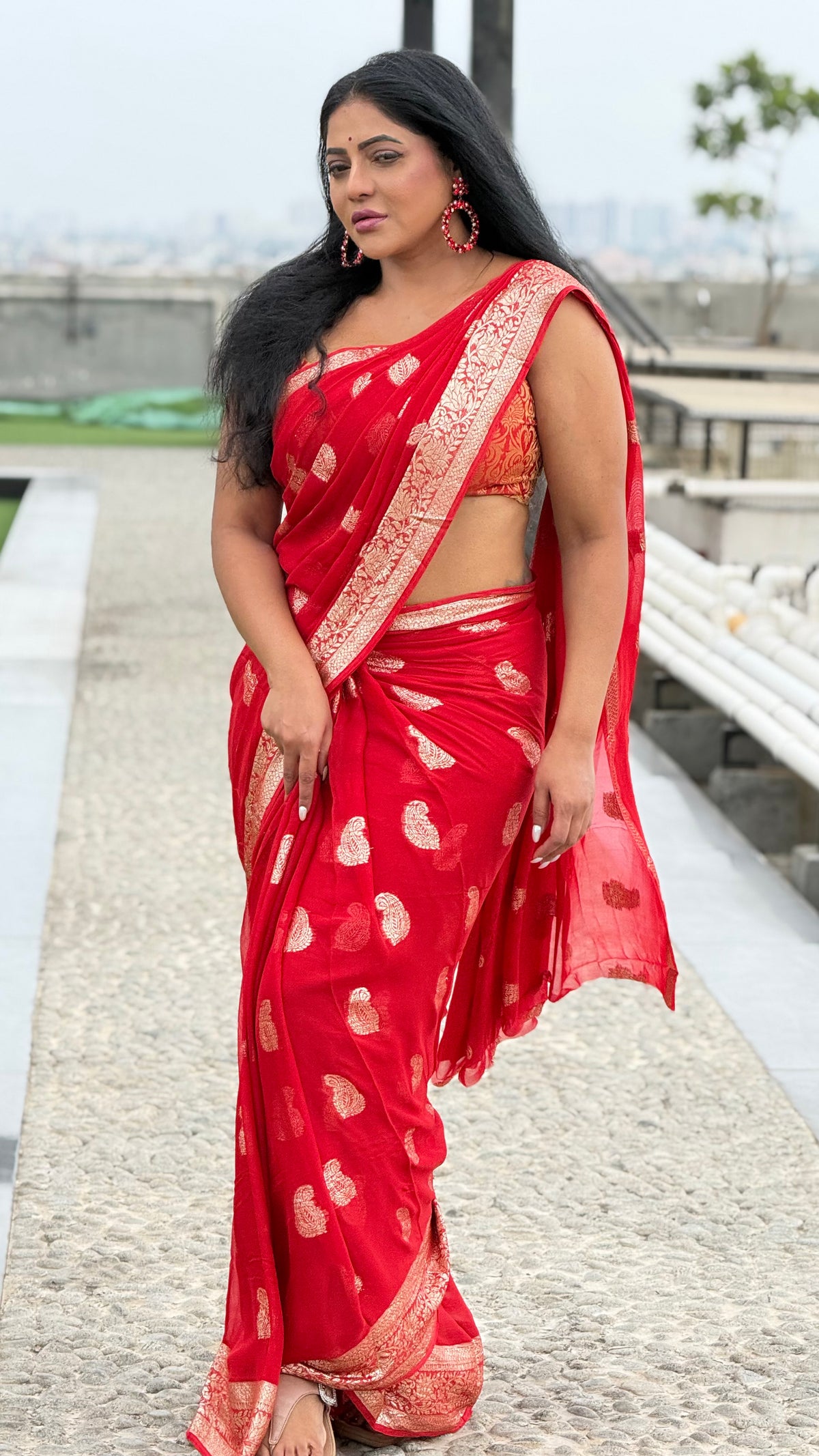Banarasi pure antique Georgette