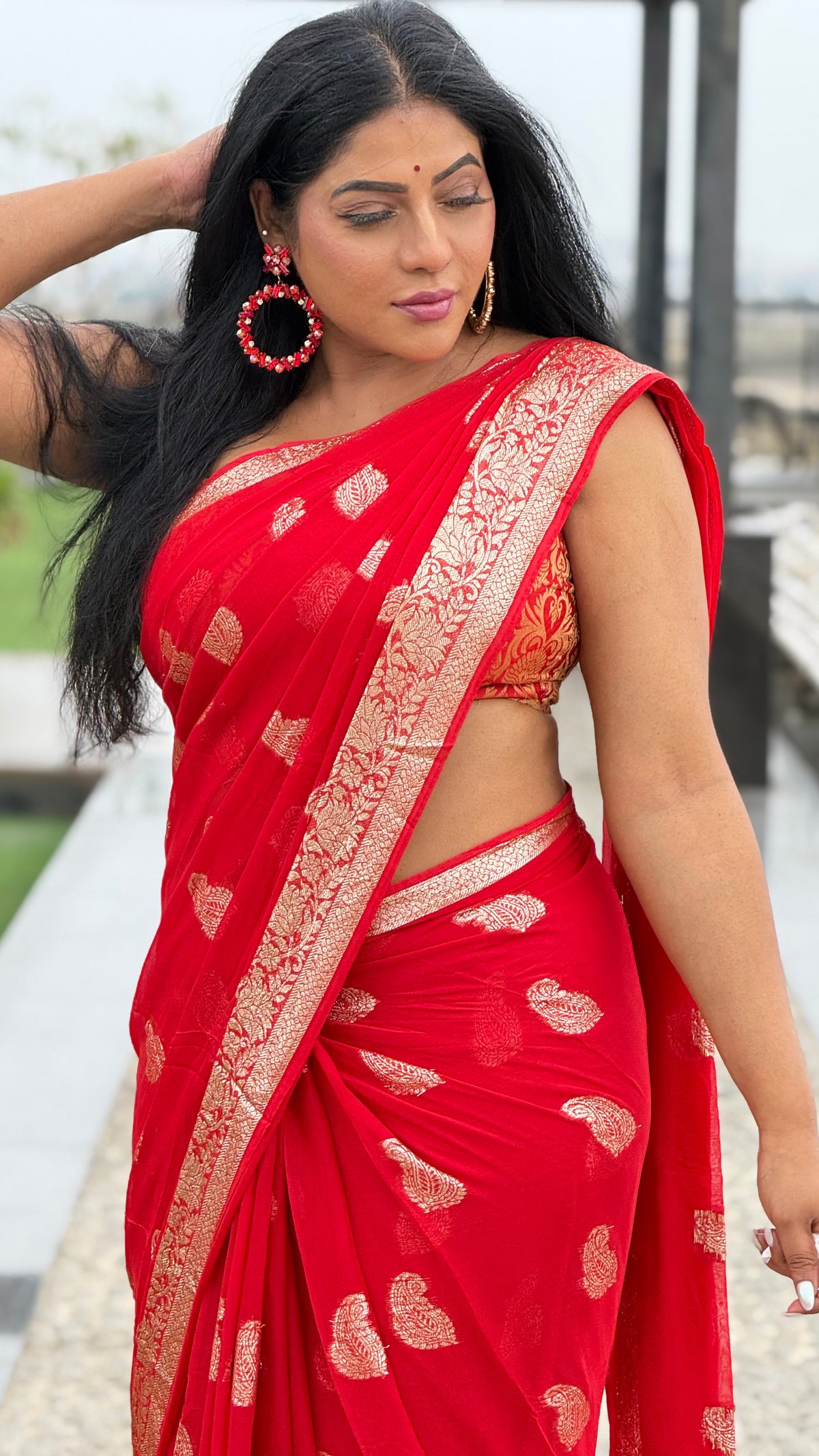 Banarasi pure antique Georgette