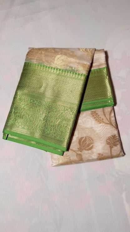 Tissue kanchivaram saree