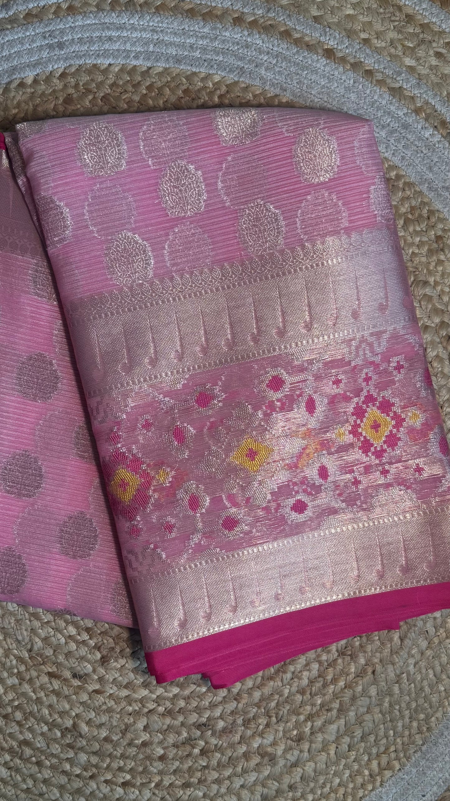 Pure Kota saree with zari weaving