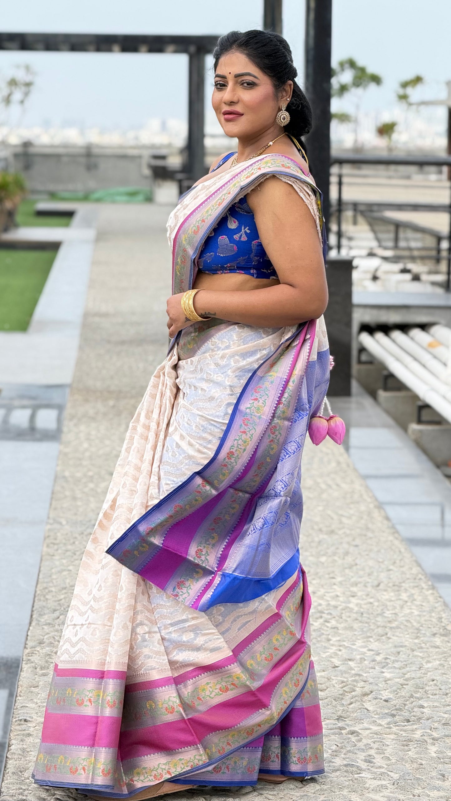 Tissue kanchivaram saree