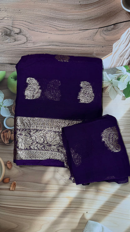 Banarasi pure antique Georgette