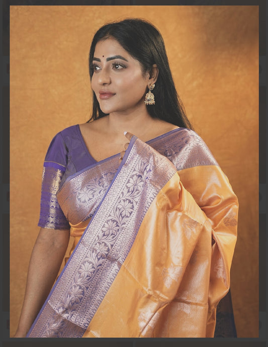 Gadwal collection yellow and blue