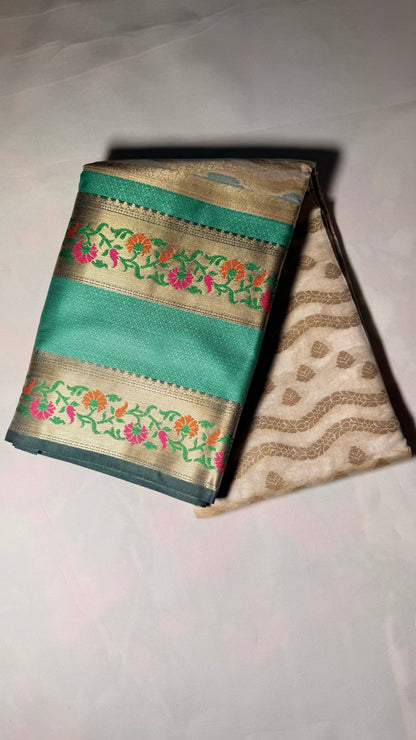 Tissue kanchivaram saree