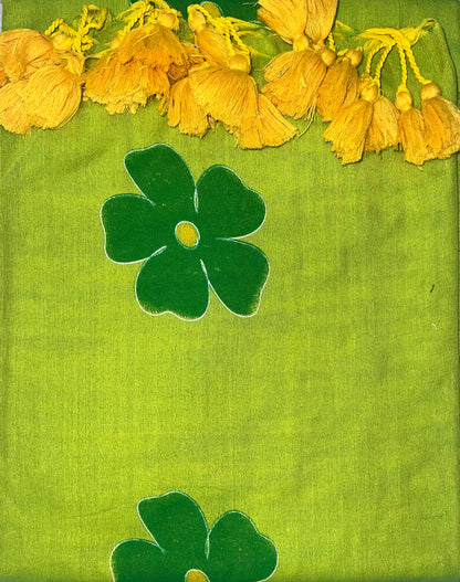 Khadi Cotton floral pattern