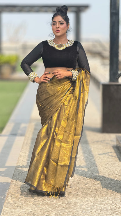 Vintage gold tissue