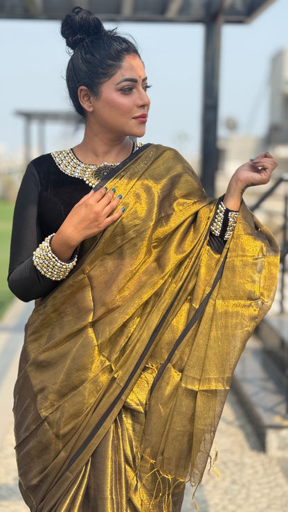 Vintage gold tissue