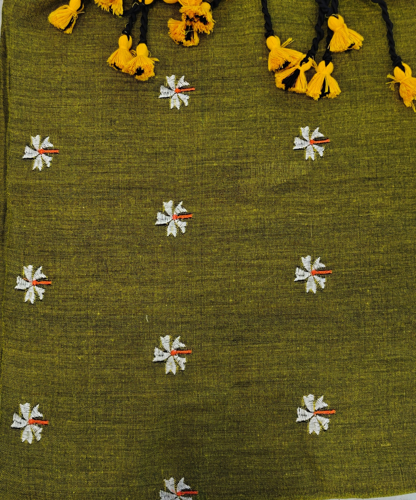 Mul Cotton Dandelion Embroidery