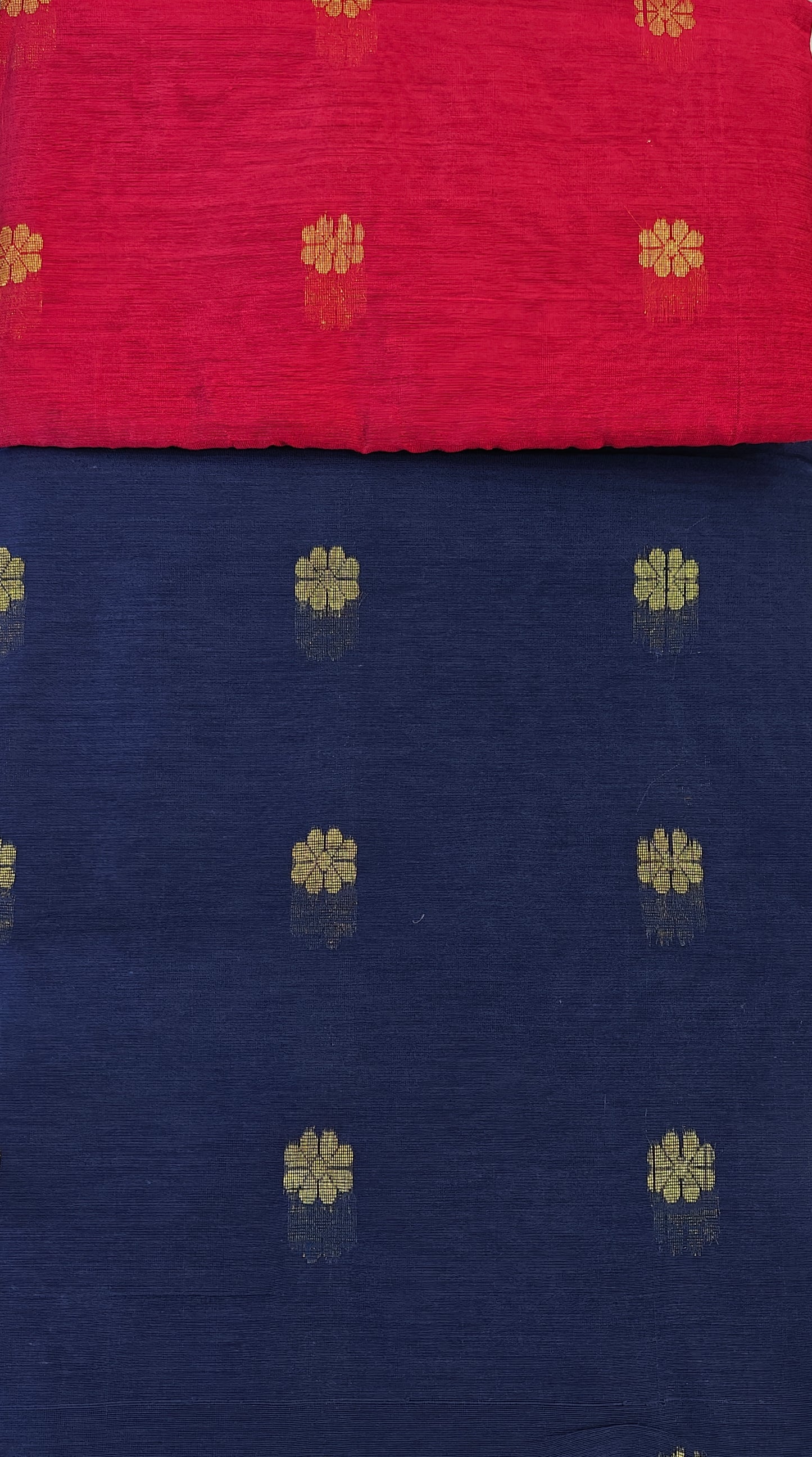 Maheshwari Cotton Silk with fine Zari